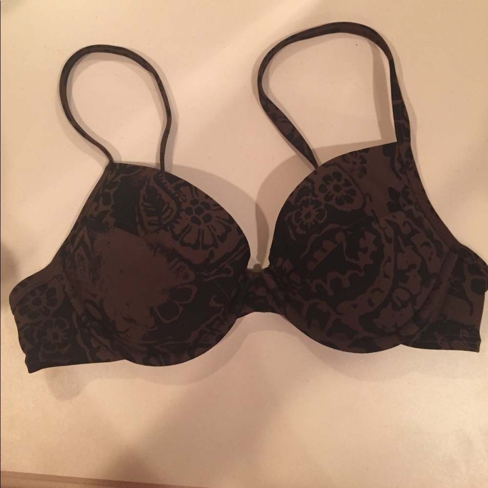 Victoria's Secret 34A bathing suit black/brown